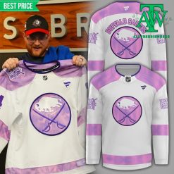 Buffalo Sabres Hockey Fights Cancer Special New Hockey Jersey