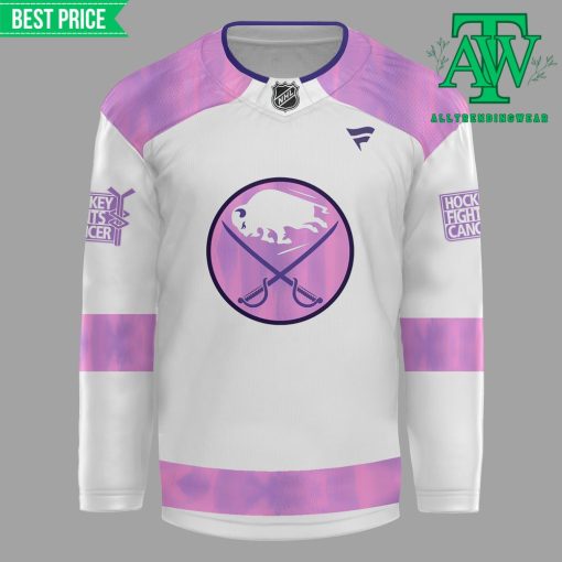 Buffalo Sabres Hockey Fights Cancer Special New Hockey Jersey