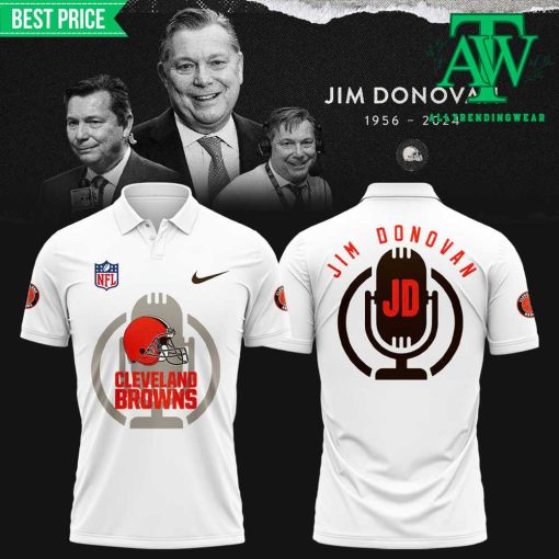 Cleveland Browns Jim Donovan Voice Special Polo Shirt