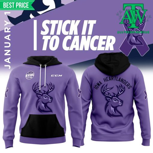 Iowa Heartlanders x Sick It To Cancer 2024 Hoodie