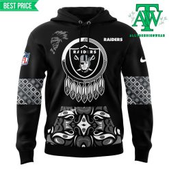 Las Vegas Raiders 2024 Native American Heritage Month Premium Hoodie