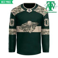 Minnesota Wild 2024 Military Appreciation Night Hockey Jersey