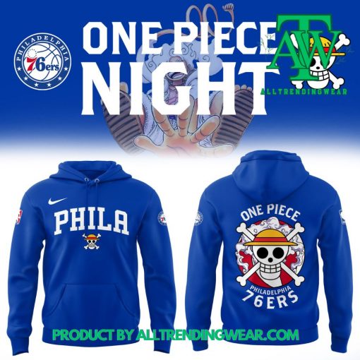 Philadelphia 76ers x One Piece Night Limited Edition Hoodie Set 2025