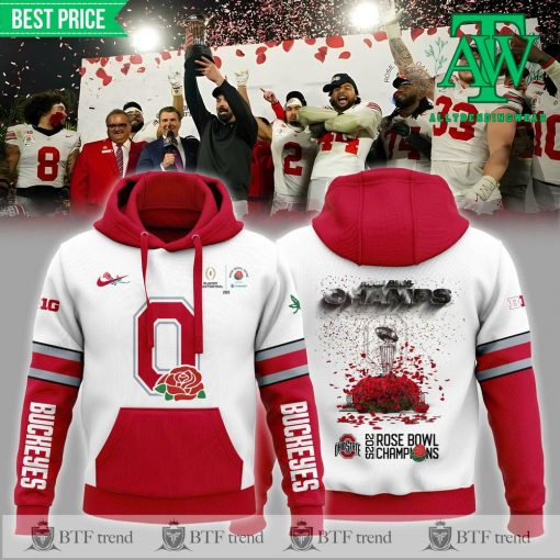 2025 Rose Bowl Ohio State Buckeyes Limited Edition Hoodie Set