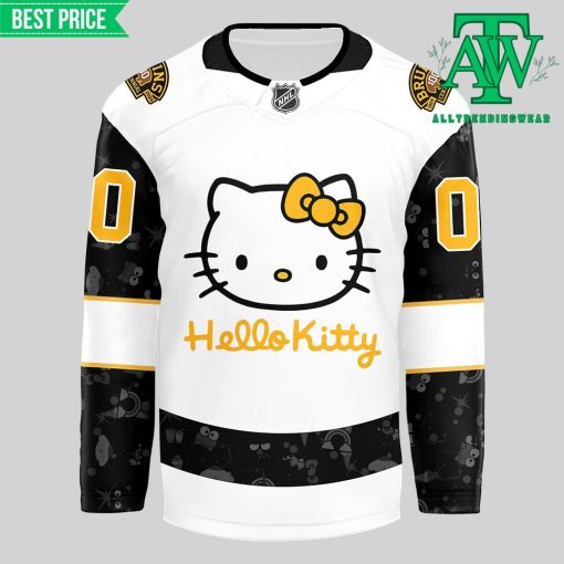 Boston Bruins x Hello Kitty 50th Anniversary Hockey Jersey