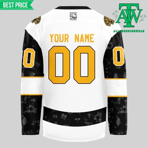 Boston Bruins x Hello Kitty 50th Anniversary Hockey Jersey