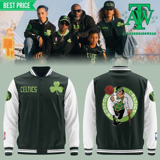 Boston Celtics City Edition Baseball Jacket