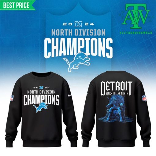 Detroit Lions Gift For Fan 2025 Black Sweatshirt