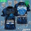 Detroit Lions “All Grit” NFC North Division 2024 Blue Shirt