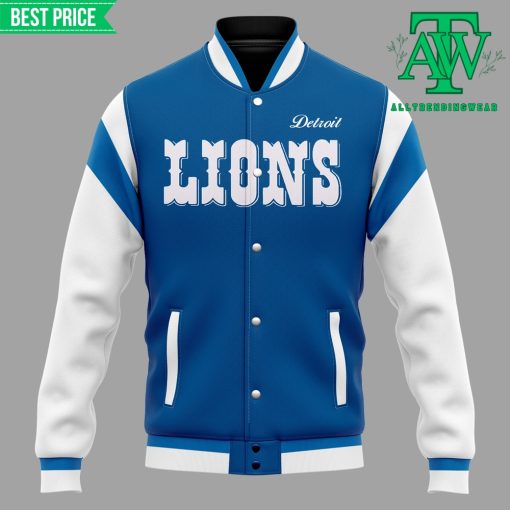 Detroit Lions Quinn XCII Limited Edition Baseball Jacket