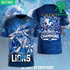 Detroit Lions Vs Everybody 3D Apparel Limited Shirt