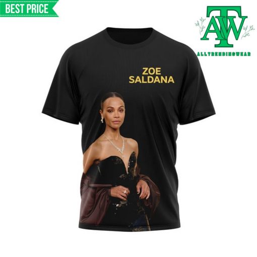 Golden Globes Zoe Saldana Limited Edition Shirt