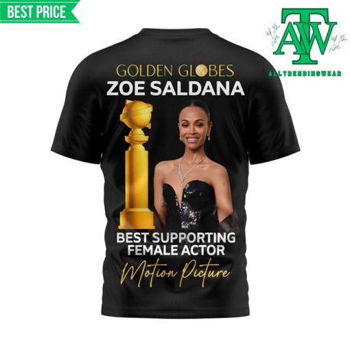 Golden Globes Zoe Saldana Limited Edition Shirt