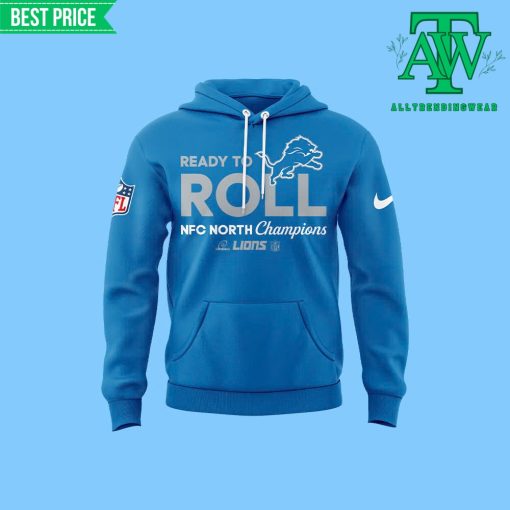 New Detroit Lions NFC North Champions Blue Hoodie