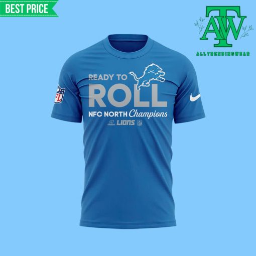 New Detroit Lions NFC North Champions Blue Shirt