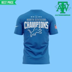 New Detroit Lions NFC North Champions Blue Shirt