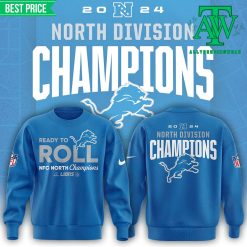 New Detroit Lions NFC North Champions Blue Sweatshirt