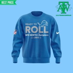 New Detroit Lions NFC North Champions Blue Sweatshirt