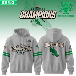 North Texas Playoff Duke’s Mayo Bowl 2025 Champions Gray Hoodie