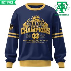 Notre Dame Fighting Irish Orange Bowl Champions Blue Sweatshirt