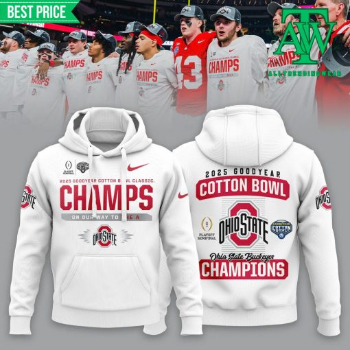 Ohio State Buckeyes 2025 Champions Locker Room Hoodie