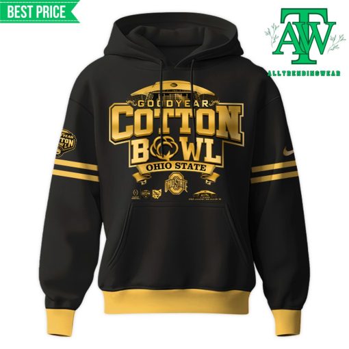 Ohio State Buckeyes Cotton Bowl Champions Black Hoodie Set