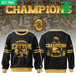 Ohio State Buckeyes Cotton Bowl Champions Black Sweatshirt