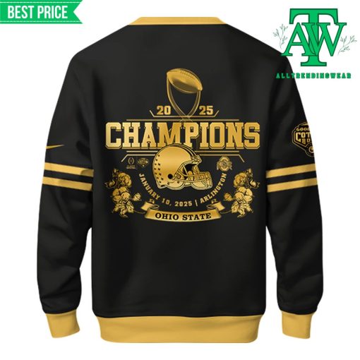 Ohio State Buckeyes Cotton Bowl Champions Black Sweatshirt