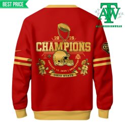 Ohio State Buckeyes Cotton Bowl Champions Red Sweatshirt