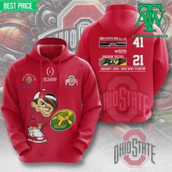 Ohio State Buckeyes Football Special 3D Red Hoodie