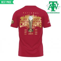 Ohio State NCAA National Champions Limited Edition Shirt 2025