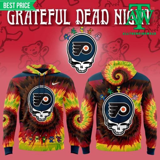 Philadelphia Flyers Grateful Dead Night Hoodie 2025