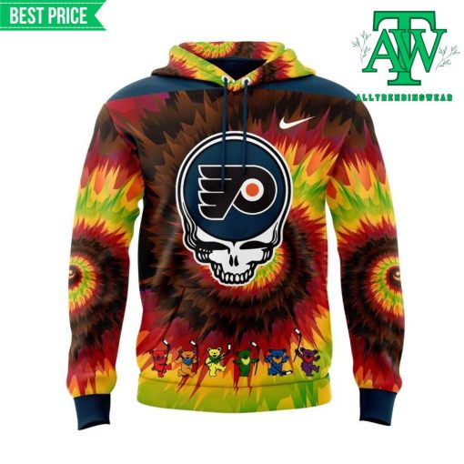 Philadelphia Flyers Grateful Dead Night Hoodie 2025