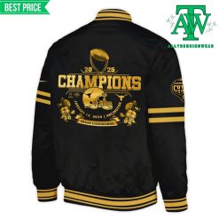 Texas Longhorns Cotton Bowl Champions Black Baseball Jacket