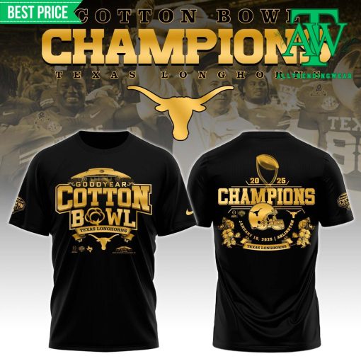 Texas Longhorns Cotton Bowl Champions Black Shirt