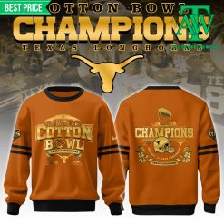 Texas Longhorns Cotton Bowl Champions Orange Sweatshirt