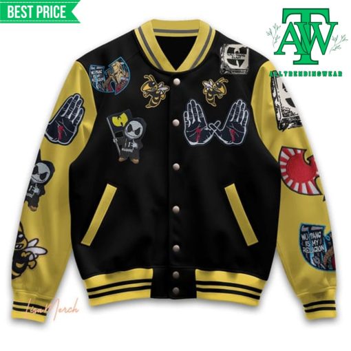 Wu Tang Clan Yellow Baseball Jacket