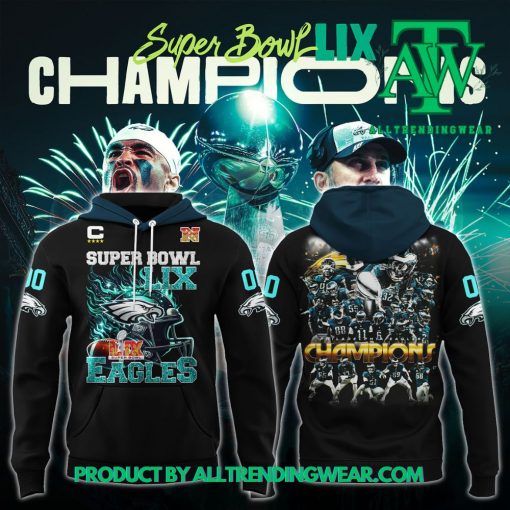 Philadelphia Eagles Super Bowl LIX Champions Hoodie 2025