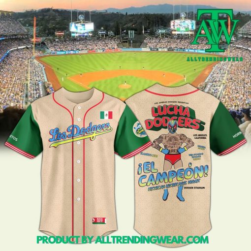 Los Angeles Dodgers Mexican Heritage Night 2025 Baseball Jersey