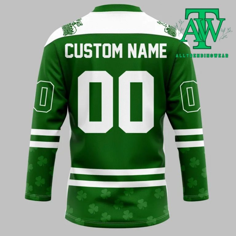 Hartford Wolf Pack 2025 St Patrick's Day Jersey - AllTrendingWear